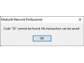 Medisoft Code "55" can not be found