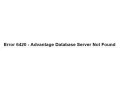 Error 6420 - Advantage Database Server Not Found